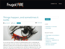 Tablet Screenshot of frugalfireshow.com